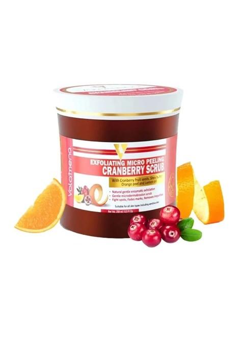 Volamena Exfoliating Micro Peeling Cranberry Face Scrub 250 Ml
