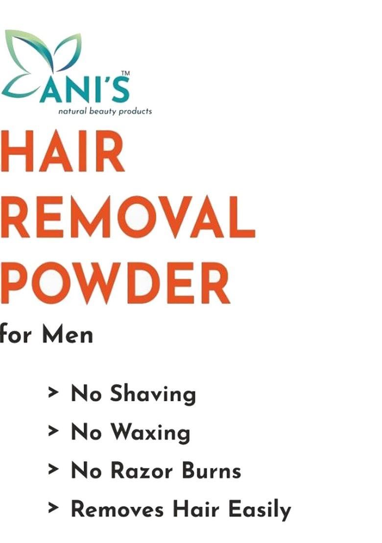 Ani'S Set Of 3 Rose Natural Waxing Powder For Men 100G Each