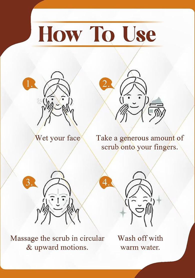 Kuraiy Papaya With Vitamin C E Revitalizing And Tan Removal Face Scrub 100G