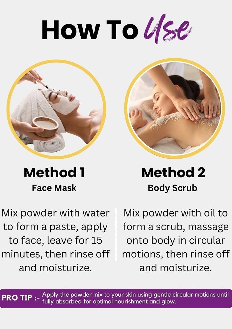 Deve Herbes Pure Activated Carbon Fine Charcoal Powder For Hydrating Skin 100G