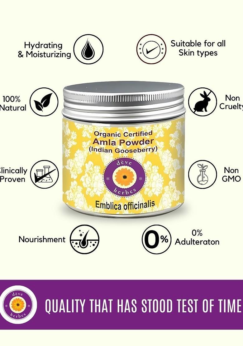 Deve Herbes Pure Amla Powder For Hydrating Skin 200G