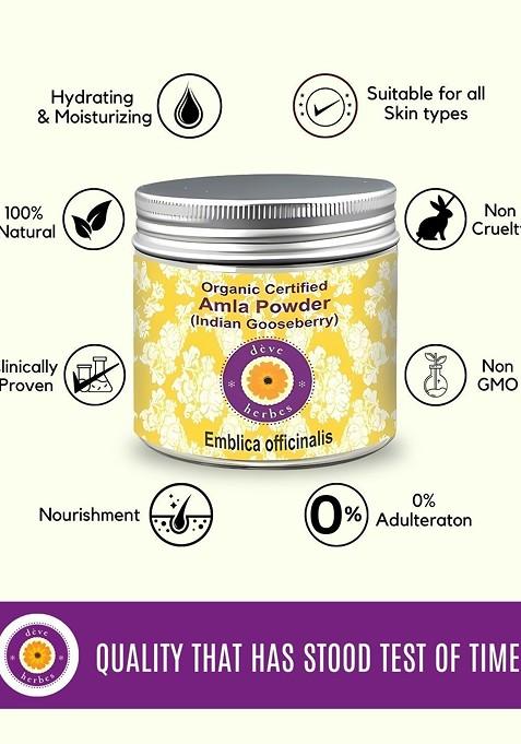 Deve Herbes Pure Amla Powder For Hydrating Skin 200G