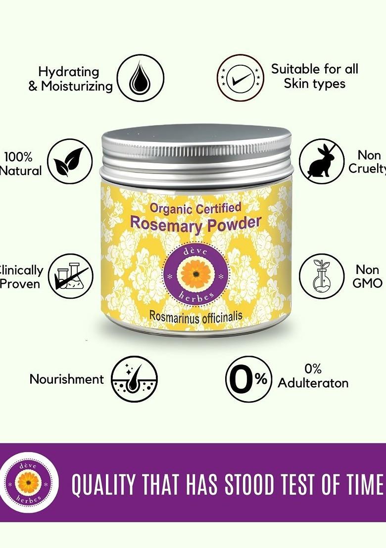 Deve Herbes Pure Rosemary Powder For Hydrating Skin 100G