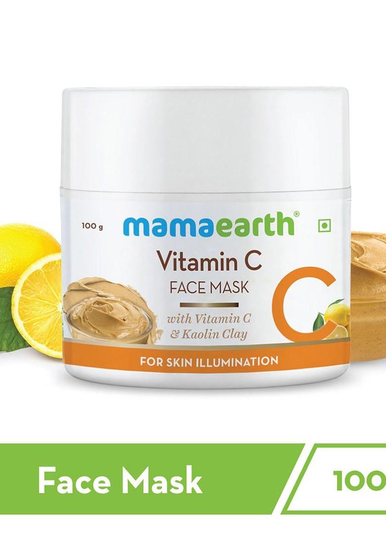 Mamaearth Vitamin C Face Mask With Kaolin Clay For Skin Illuminitation 100 G
