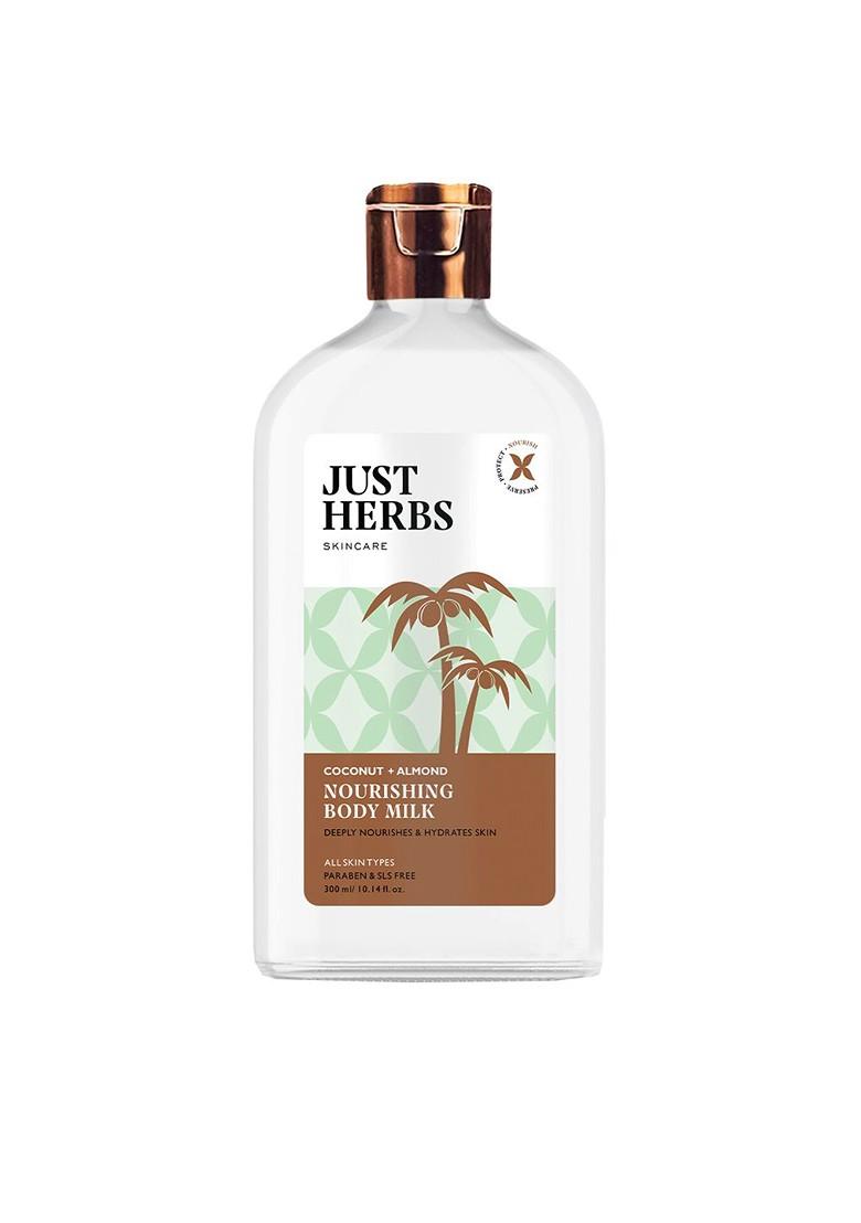 Just Herbs Skincare Deep Nourishing Hydrating Body Milk With Coconut Almond 300 Ml