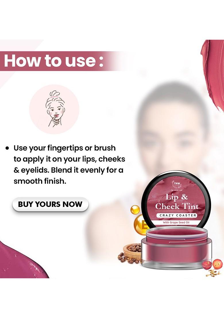 Tnw The Natural Wash Brown Lip And Cheek Tint Crazy Coaster