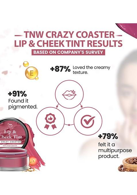 Tnw The Natural Wash Brown Lip And Cheek Tint Crazy Coaster