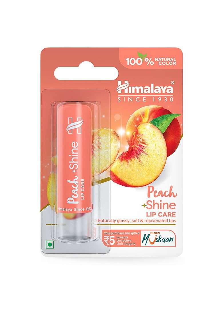 Himalaya Peach Shine Lip Care 4 5 G - Indya