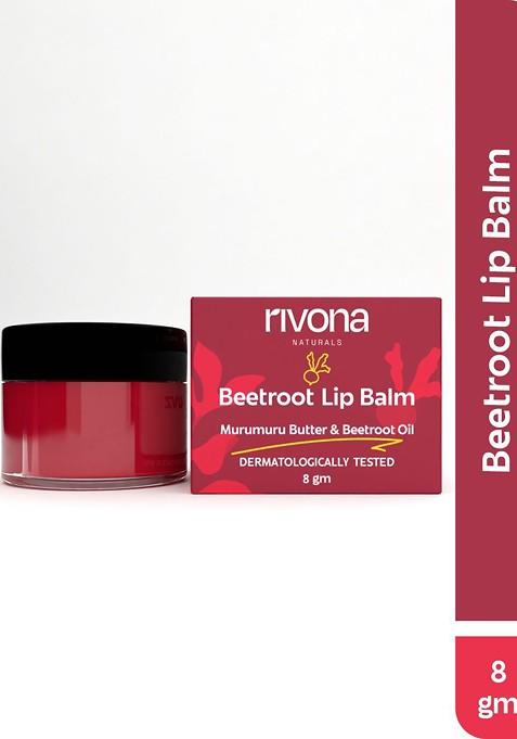 Rivona Naturals Beetroot Lip Balm With Murumuru Butter 8Gm