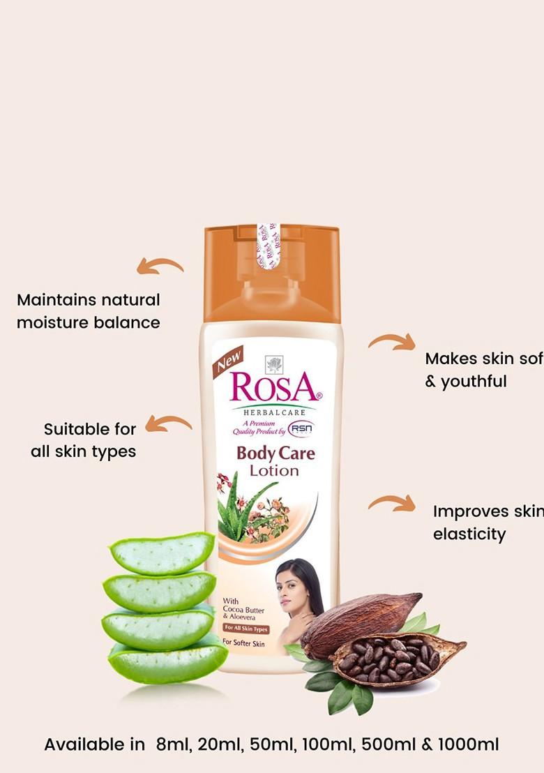 Rosa Aloevera Cocoa Butter Vitamin E Moisturising Lotion 1000Ml