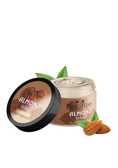 Pink Root Almond Face Body Scrub With Extract 100G