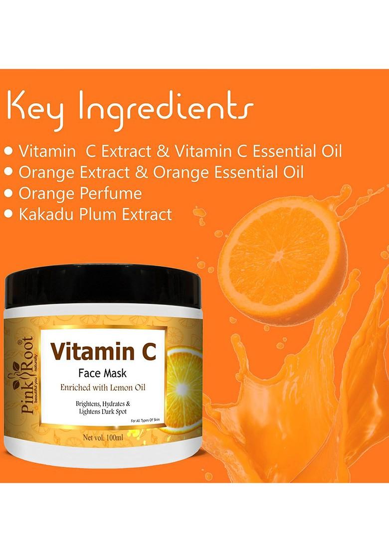 Pink Root Vitamin C Face Mask 100 Gm