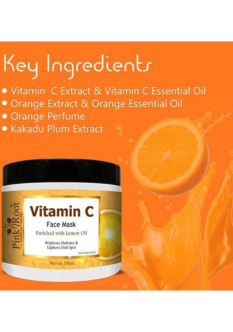 Pink Root Vitamin C Face Mask 100 Gm
