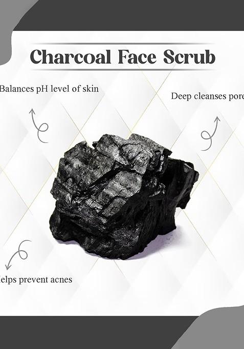 Kuraiy Exfoliating Deep Cleansing Charcoal Face Scrub 100 G