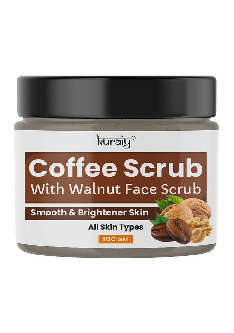 Kuraiy Coffee Walnut Face Scrub 100G
