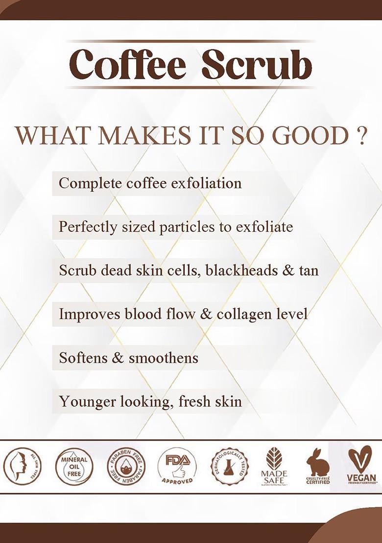 Kuraiy Coffee Walnut Face Scrub 100G