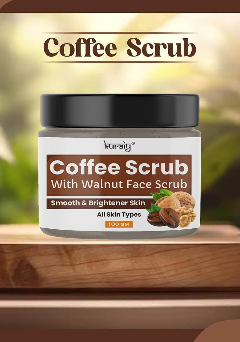 Kuraiy Coffee Walnut Face Scrub 100G