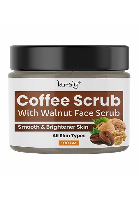 Kuraiy Coffee Walnut Face Scrub 100G