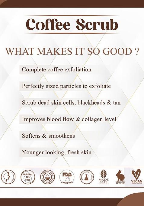 Kuraiy Coffee Walnut Face Scrub 100G