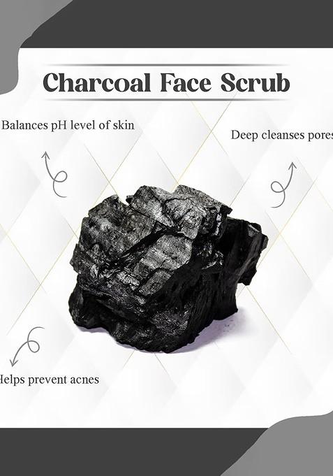 Kuraiy Exfoliating Deep Cleansing Charcoal Face Scrub 100 G