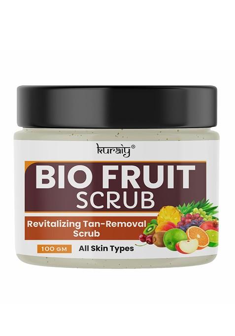 Kuraiy Set Of 2 Bio Fruit Scrub To Remove Dead Skin 100G Each