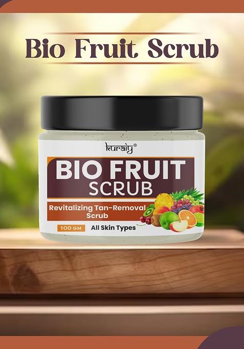 Kuraiy Set Of 2 Bio Fruit Scrub To Remove Dead Skin 100G Each