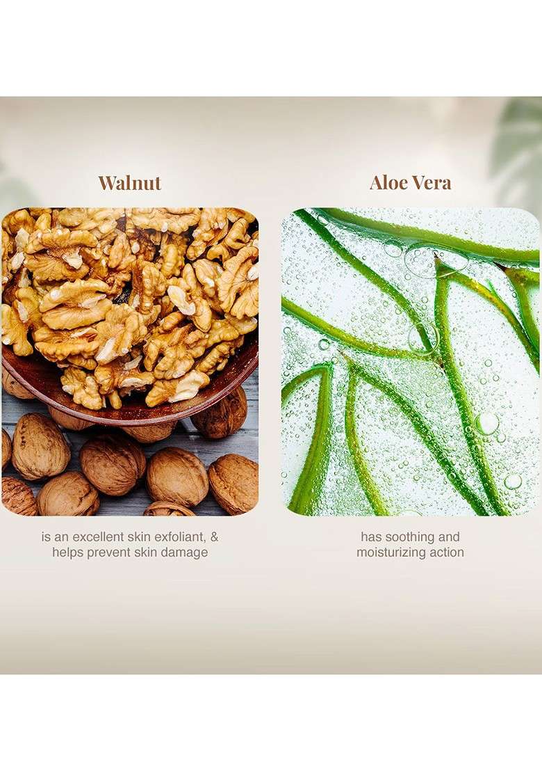 Vlcc Set Of 2 Skin Defense Walnut Face Scrub 80G Each - Indya