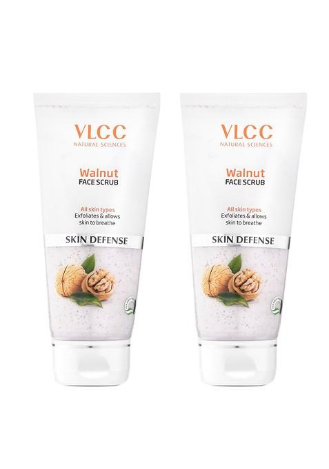 Vlcc Set Of 2 Skin Defense Walnut Face Scrub 80G Each