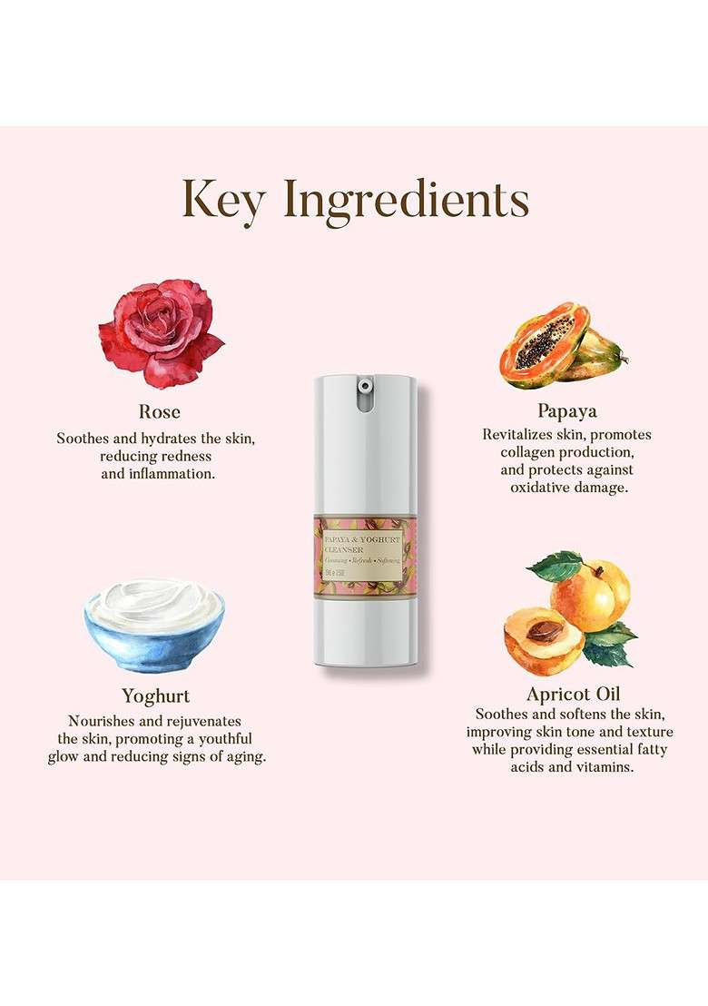 Ohria Ayurveda Set Of 3 Facial Mist 50Ml Cleanser 15Ml Bathing Bar 50G - Indya