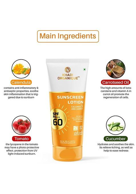Khadi Organique Aloe Vera Face Wash Spf 60 Sunscreen