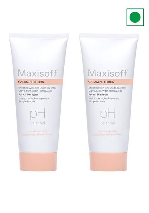 Maxisoft Set Of 2 Calamine Lotion With Tea Tree Clove 100 Ml Each