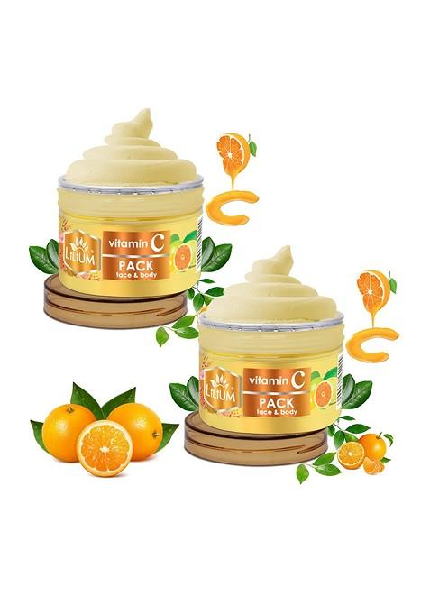 Lilium Vitamin C 2 Pcs Face Pack 250G Each