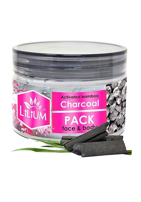 Lilium 2 Pcs Activated Bamboo Charcoal Face Pack 250G