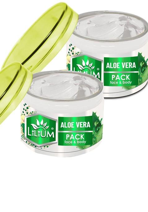 Lilium Aloe Vera 2 Pcs Face Pack 250G Each