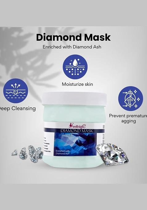 Feelhigh Aloe Vera Gel 500Gm Diamond Mask