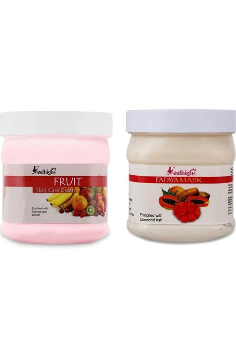 Feelhigh Face Body Fruit Cream Papaya Mask