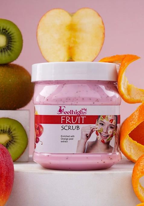 Feelhigh Face Body Mix Fruit Scrub Enriched With Extract Cocoa Butter Cream