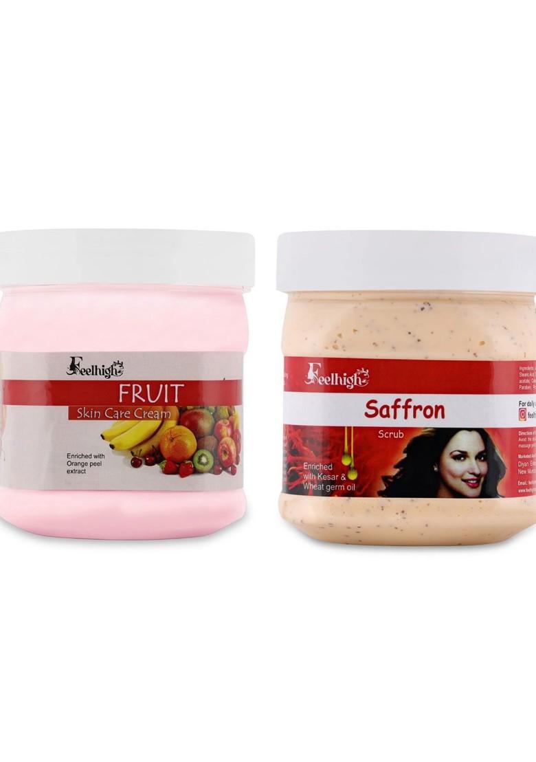 Feelhigh Face Body Fruit Cream Saffron Scrub