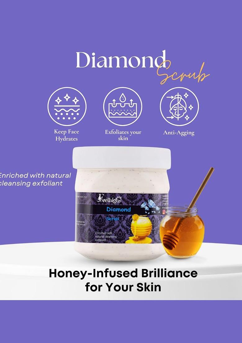 Feelhigh Face Body Fruit Cream Diamond Scrub