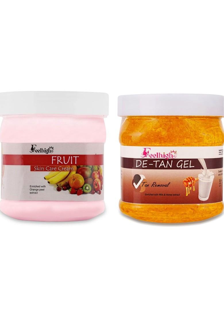 Feelhigh Face Body Fruit Cream De Tan Gel