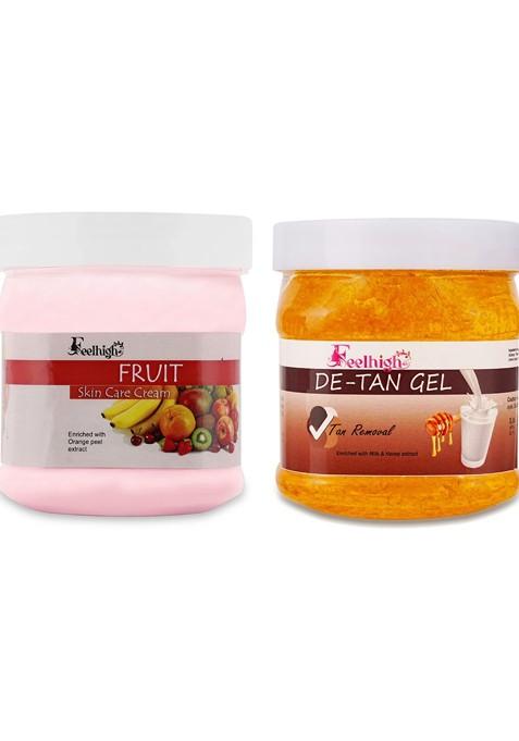 Feelhigh Face Body Fruit Cream De Tan Gel