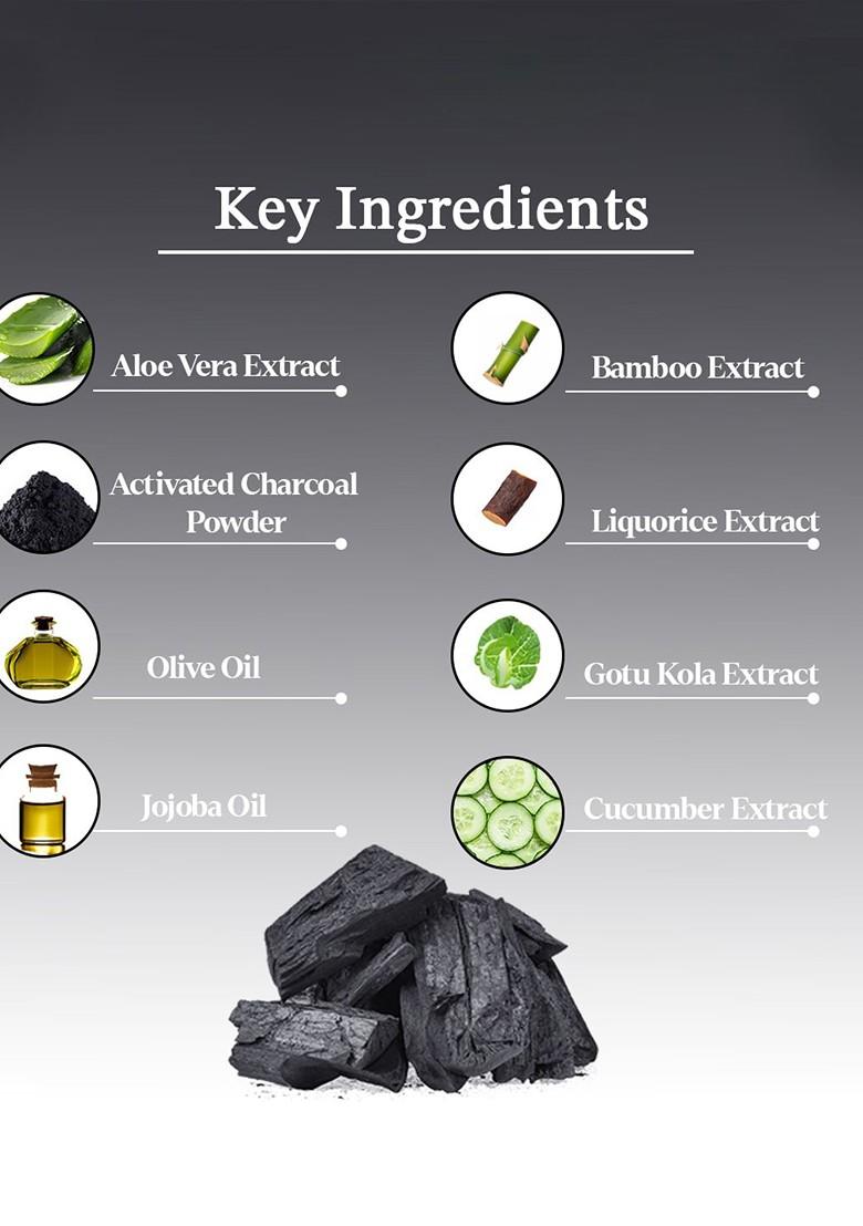 Aya Set Of 2 Paraben Free Face Masks Activated Charcoal Papaya 120G Each