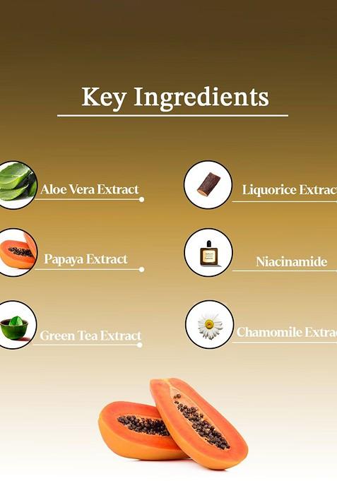 Aya Set Of 2 Paraben Free Face Masks Papaya De Tan 120G Each