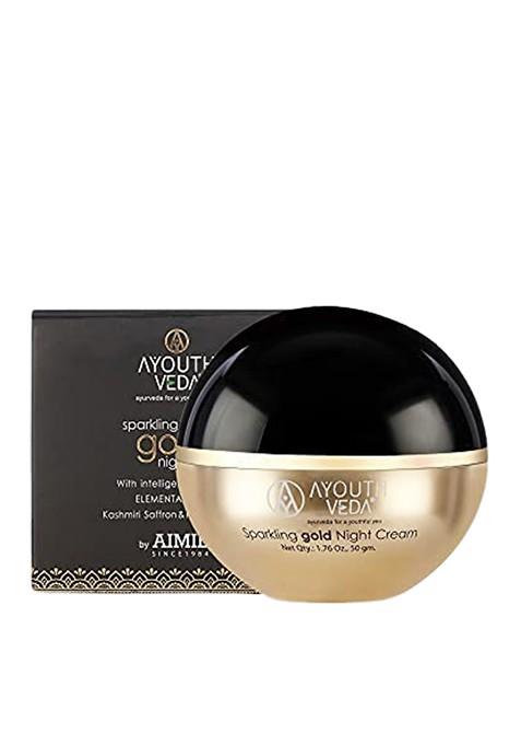 Ayouthveda Sparkling Gold Skin Care Gift Set For Fine Lines Wrinkles