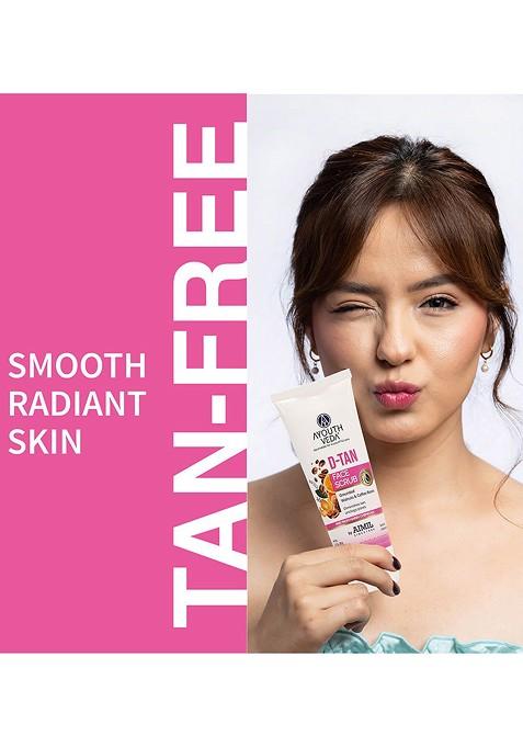 Ayouthveda Aimil D Tan Exfoliating Face Scrub Grounded Walnuts Coffee Beans 100G