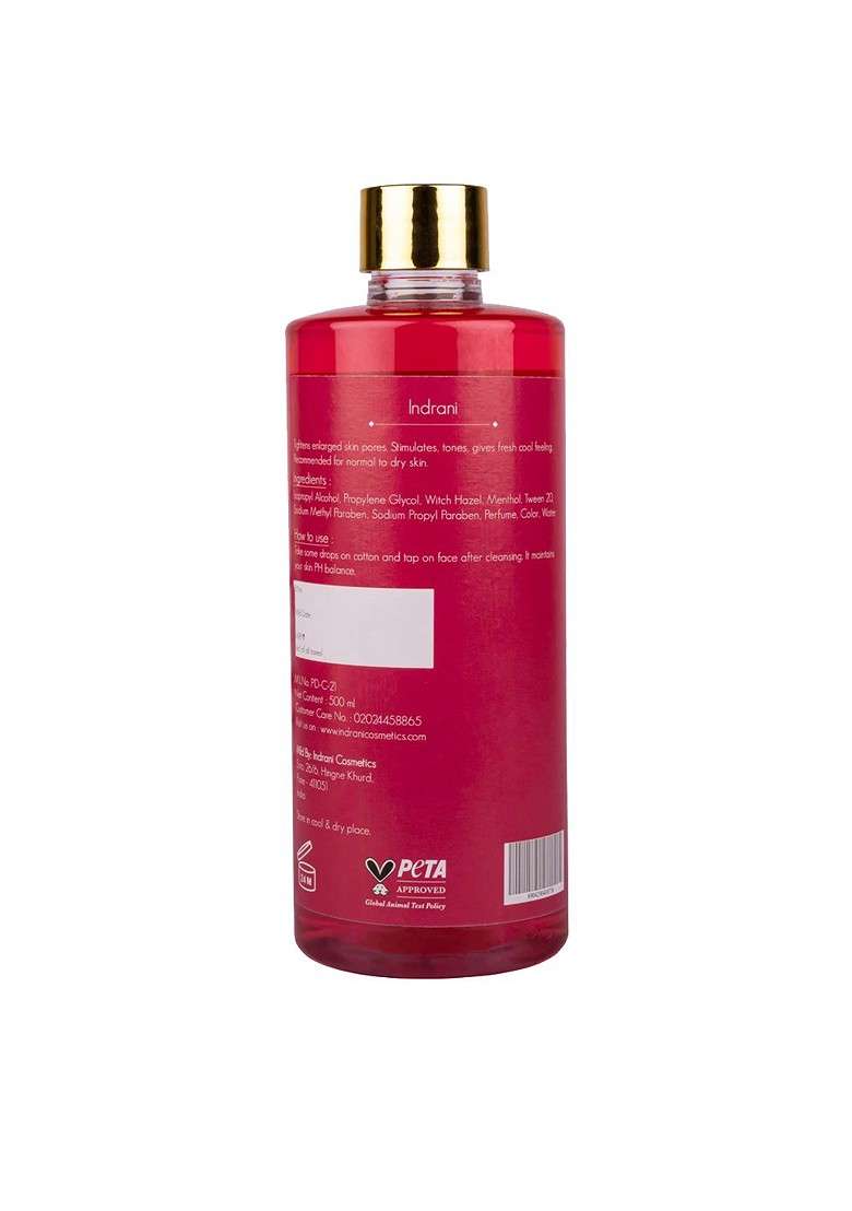 Indrani Cosmetics Pore Care Stimulating Skin Toner 500 Ml - Indya