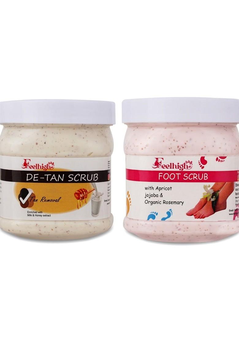 Feelhigh Set Of Foot Scrub De Tan 500 Ml Each