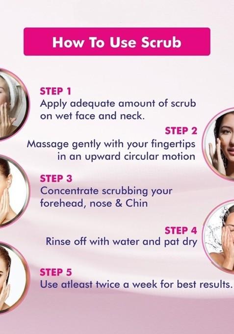 Feelhigh Set Of Neem Orange Organic Face Body Scrub 500 Ml Each