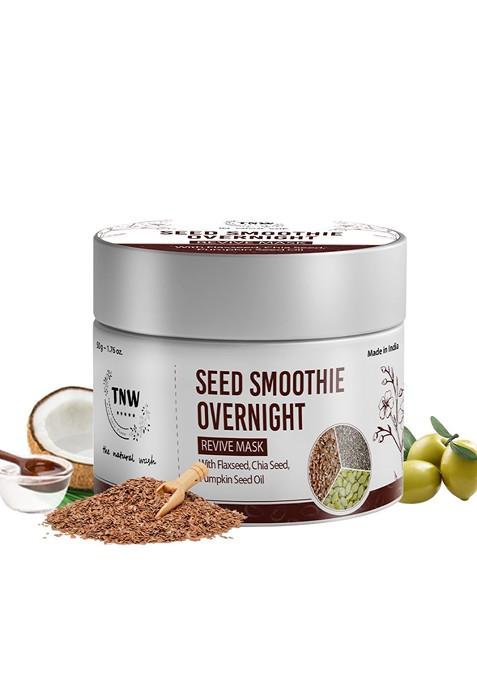 Tnw The Natural Wash Flax Chia Seed Smoothie Overnight Revive Mask 50G