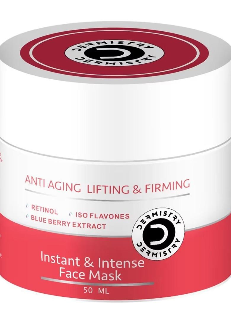 Dermistry Anti Aging Lifting Firming Instant Intense Face Mask With Retinol 50 Ml